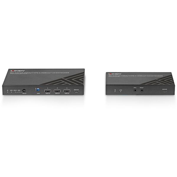 Διακόπτης KVM Lindy Cat.6-C και USB 3.0 70μ