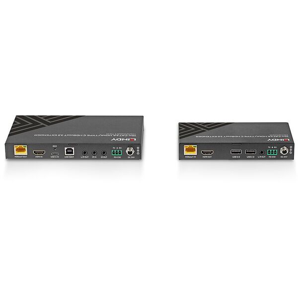 Διακόπτης KVM Lindy Cat.6-C και USB 3.0 70μ