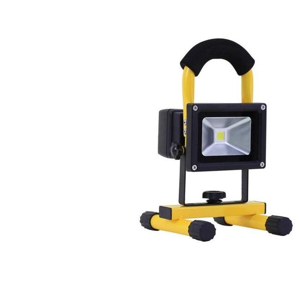 Naświetlacz akumulatorowy roboczy SPOT 20, 13W LED, 1200lm, 5700K, 4400mAh, IP44, żółta / 72013