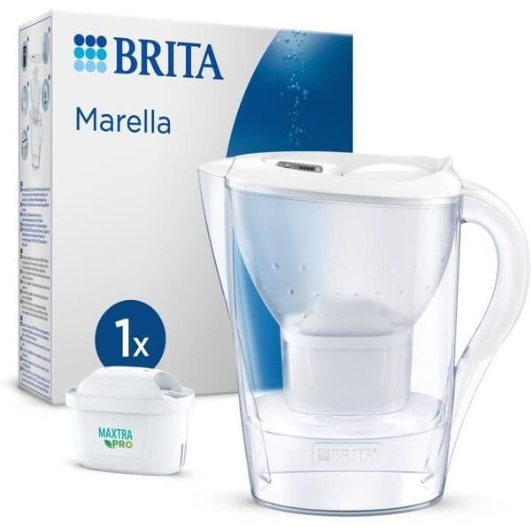 BRITA Marella Κανάτα Φίλτρου Νερού - 2,4 L - Λευκό