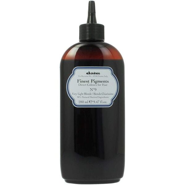 Davines, Finest Gloss, Φυσικά Συστατικά, Χρωστική Μαλλιών, N.9 Πολύ Ανοιχτό Ξανθό, 280 ml Καμία