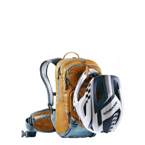 Παιδικό σακίδιο ποδηλασίας Deuter Attack 8 JR - κανέλα/ατλαντικός