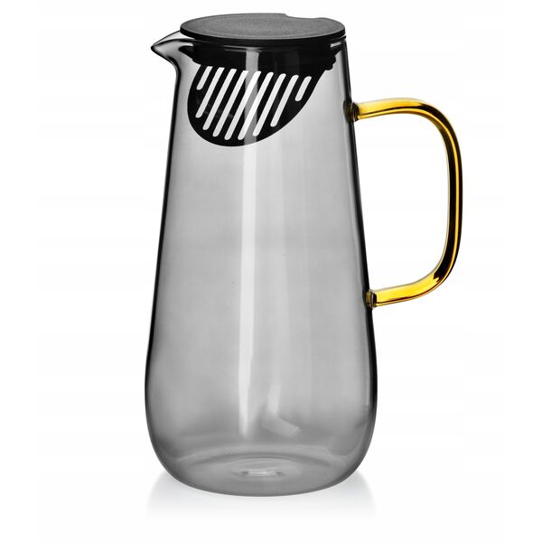 PETER Γυάλινη κανάτα 1,5L γκρι