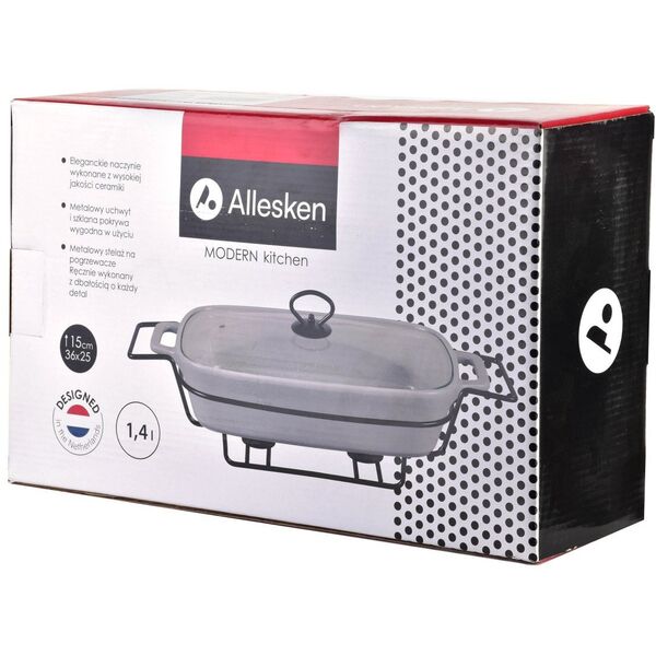 ΣΥΓΧΡΟΝΗ ΚΟΥΖΙΝΑ Naczynie z podgrzewaczem1,4l 36x25xH15cm