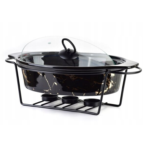 ΣΥΓΧΡΟΝΗ ΚΟΥΖΙΝΑ Naczynie z podgrzewaczem1,6l 33,1x22,2xH7cm
