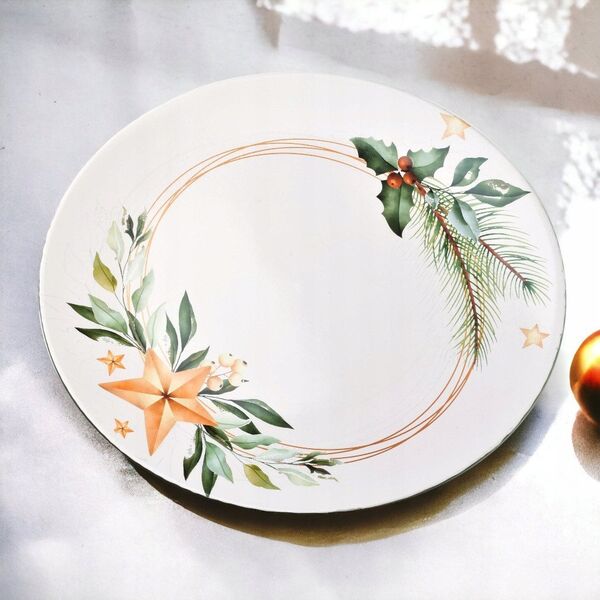 BLANCHE FESTIVE Διακοσμητικό άρθρο πιάτου 33xh2cm