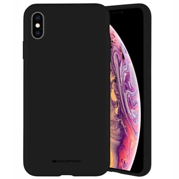 Θήκη Σιλικόνης Mercury Samsung A06 4G / 5G, ΜΑΥΡΟ / CZARNY