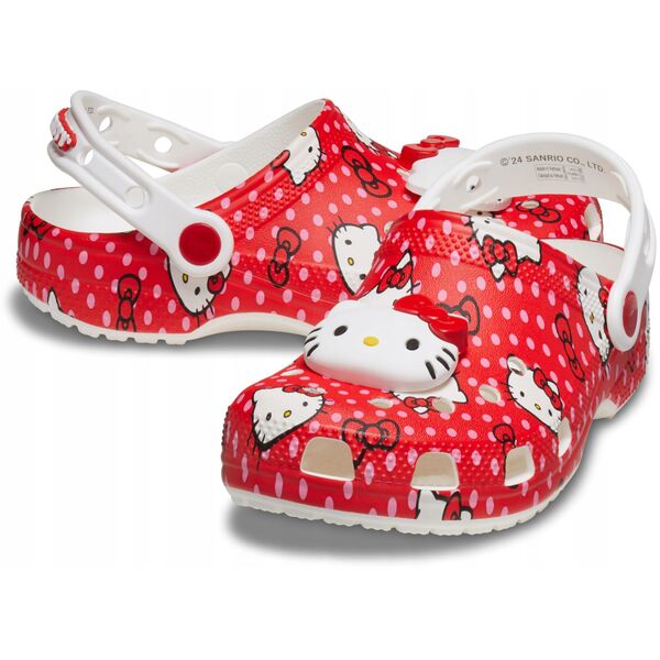 Crocs Classic Hello Kitty Κόκκινο Σαμπό K 210576-90H Κόκκινο 34/35