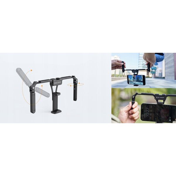 Klatka operatorska do smartfona K&F Concept - czarna