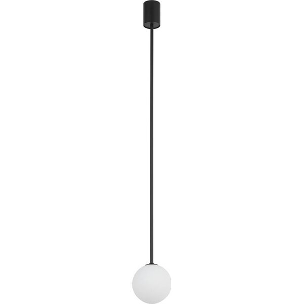 Lampa wisząca Nowodvorski Stylowa lampa wisząca Kier 10307 kula biała czarna