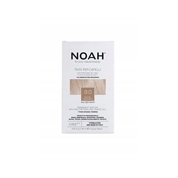 Μόνιμη βαφή μαλλιών Noah 9.0 Πολύ Ανοιχτό Ξανθό 140 ml
