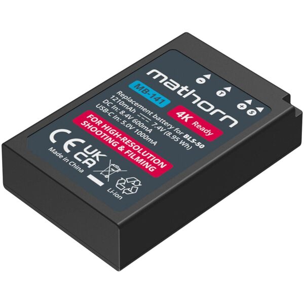 Μπαταρία Mathorn MB-141 1210mAh USB-C για BLS-50