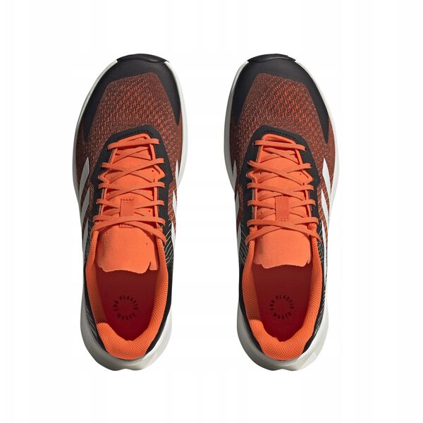 Ανδρικά παπούτσια για τρέξιμο Adidas TERREX Soulstride Flow - μαύρο/λευκό/πορτοκαλί