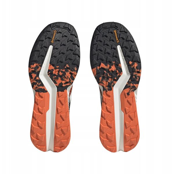 Ανδρικά παπούτσια για τρέξιμο Adidas TERREX Soulstride Flow - μαύρο/λευκό/πορτοκαλί