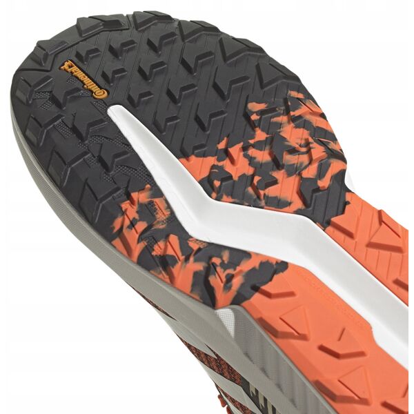 Ανδρικά παπούτσια για τρέξιμο Adidas TERREX Soulstride Flow - μαύρο/λευκό/πορτοκαλί