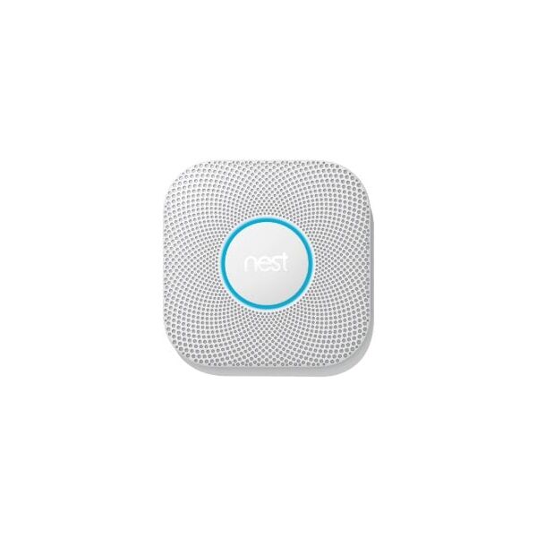 Google Nest Protect, Combi detector, White, 85 dB, 15 m, Surface-mounted, Plastic