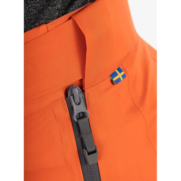 Spodnie damskie Fjallraven Bergtagen Lite Eco-Shell Trs - h.orange rozmiar: m