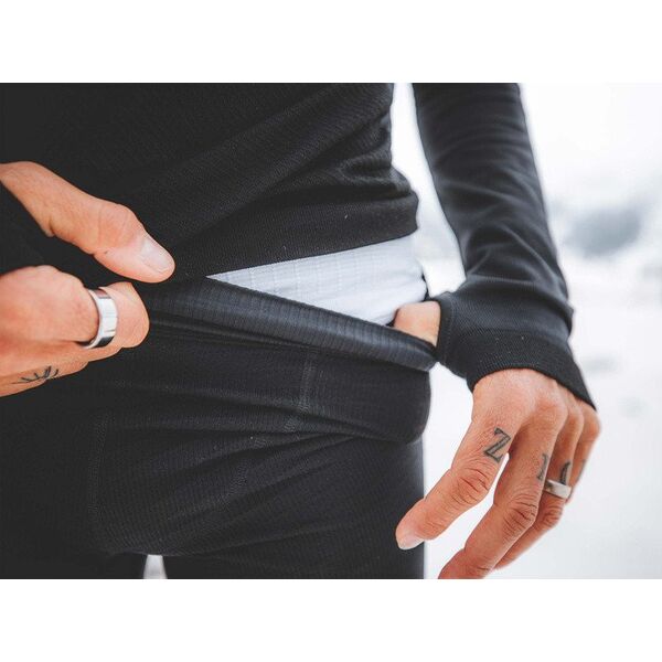 Spodnie Compressport Winter Trail Under Control Full Tights - black rozmiar: l