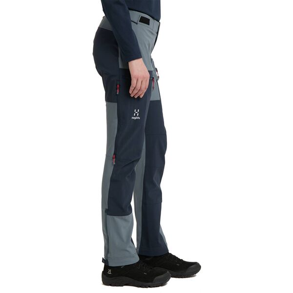 Γυναικείο παντελόνι softshell Haglofs ROC Sight Softshell Pant - s. μπλε/tarn μπλε μέγεθος: s