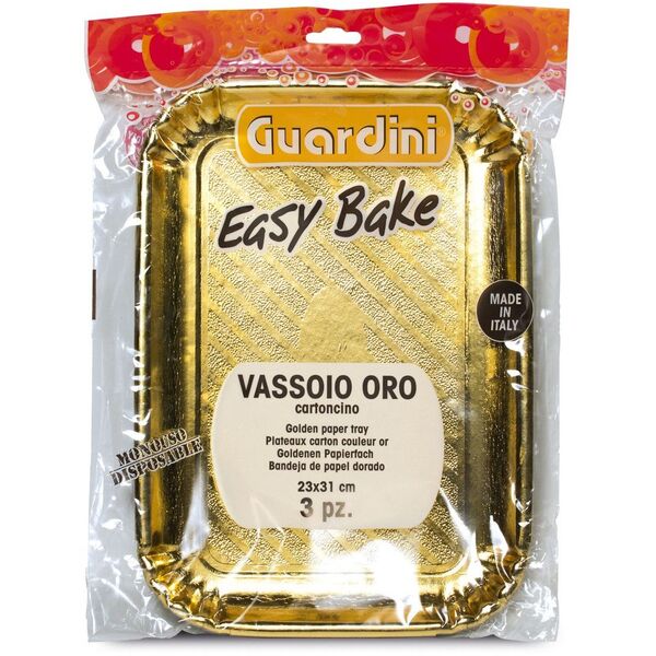 Χρυσό σετ χαρτιού ψησίματος 3 τεμαχίων Easy Bake 23 x 31cm 8006043008548