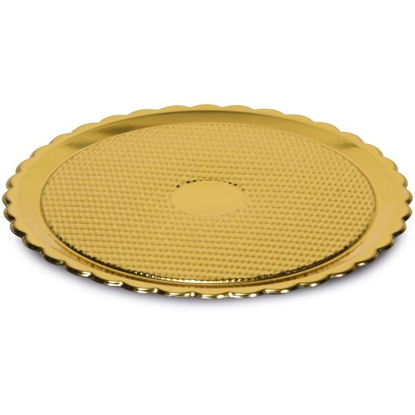 Πλαστικοί δίσκοι σετ χρυσού χρώματος 2 τεμ. Easy Bake O28cm 8006043008739