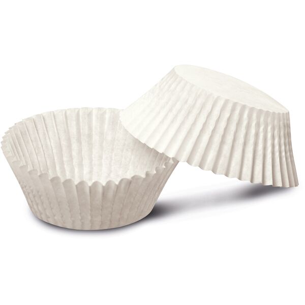 Φόρμες ψησίματος χαρτιού 100 τεμ. λευκές Easy Bake O7x3cm 8006043008586