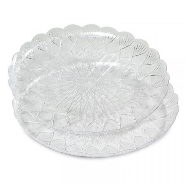 Διαφανείς πλαστικοί δίσκοι σετ 2 τεμ. Easy Bake O33cm 8006043008760