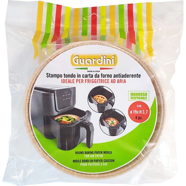 Χαρτί ψησίματος για τηγανητό αέρα 4 τεμ. Air Fryer O19x3 7cm 8006043022889