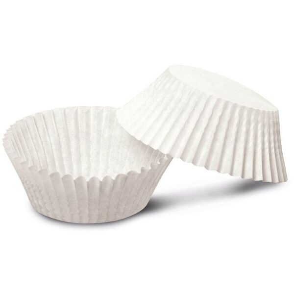 Φόρμες ψησίματος χαρτιού 100 τεμ. λευκές Easy Bake Bio O7x3cm 8006043023039