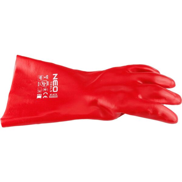 Rękawice ochronne długie PVC, 3121X, rozmiar 10
