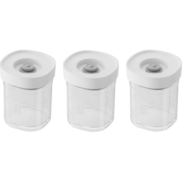 NPC Polska Zwilling Fresh & Save Cube 3 pojemniki plastikowe XS 120 ml szare