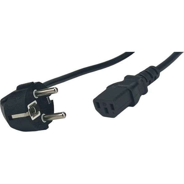 POSAC-C13-EUL50: POS AC cable C13-YJT3[10A]-CEE7/7-YJ-03-90?[10A] H03VV-F3G1,0 L=5000 black