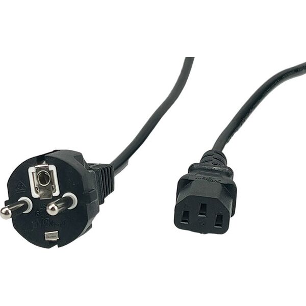 POSAC-C13EU30: POS AC cable C13-YJT3[10A]-CEE7/7-YJ-03[10A] H05VV-F3G1,0 L=3000 black