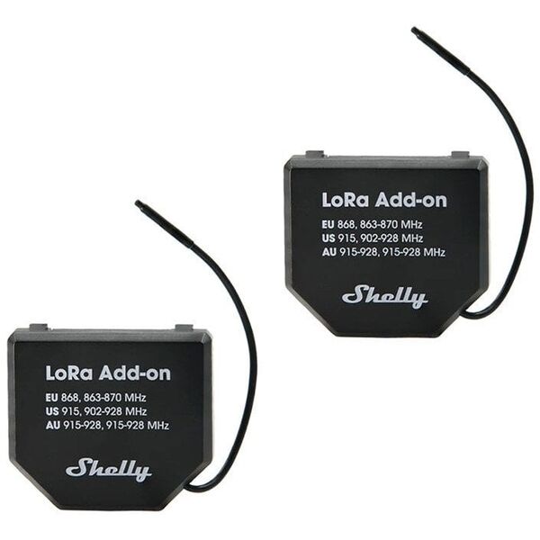 Shelly LoRa Add-on (2-pak) - Μονάδα επικοινωνίας μεγάλων αποστάσεων