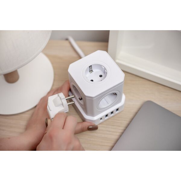 NEWELL NL4387 Kostka zasilająca GaN Power Cube 9w1 biała