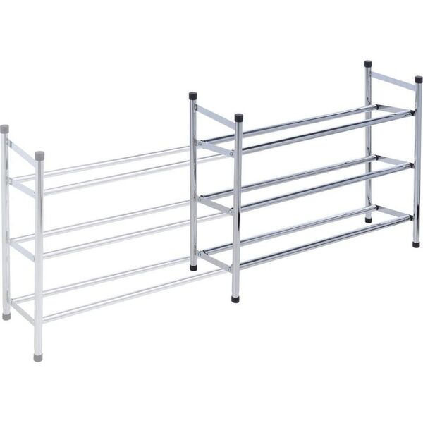 Storage Solutions Regał szafka organizer stojak na buty 3 poziomy uniwersalny