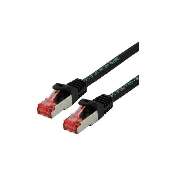 Roline ROLINE S/FTP Patchcord Cat.6 Component Level, LSOH, czarny, 15.0 m