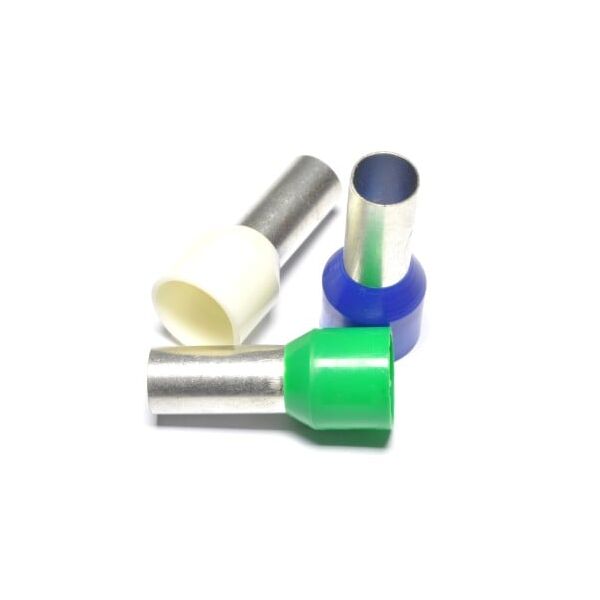 Końcówka tulejkowa izolowana 4x10mm szara 100szt.