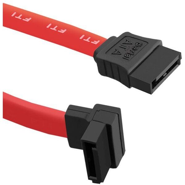 Qoltec SATA - SATA, 0.35m, Czerwony (50471)