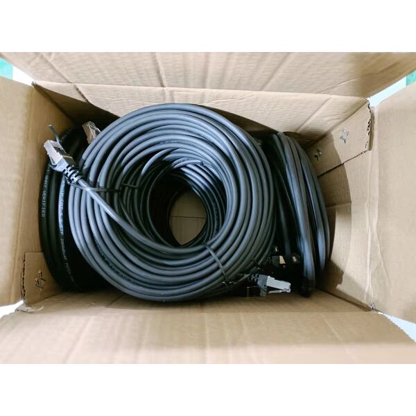 Equip Equip Patchkabel Cat6    9x/Box  S/FTP 2xRJ45 10.00m sw LSZH
