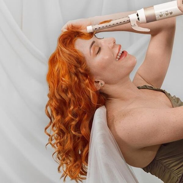 Cecotec Bamba CeramicCare 14in1 AirGlam Champagne Wielofunkcyjna lokówka do włosów