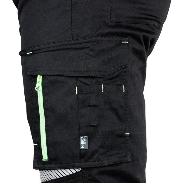 Spodnie robocze Mix&Match, czarne, rozmiar XXXL