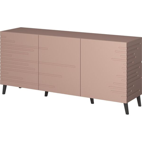Cama Meble Komoda NOVA 155x40x72 róż mat