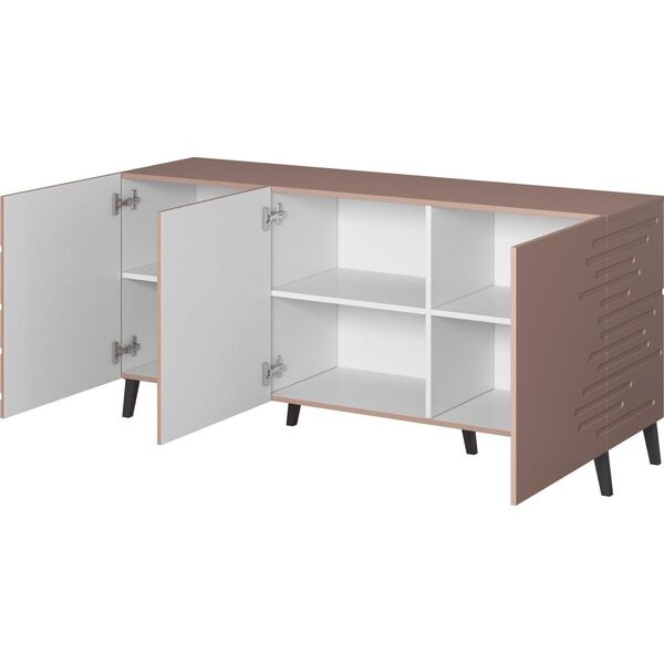 Cama Meble Komoda NOVA 155x40x72 róż mat