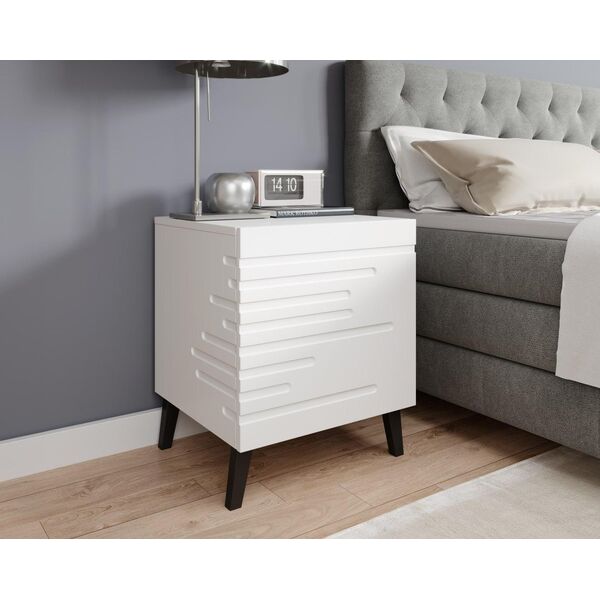 Cama Meble Szafka nocna NOVA 44x40x52 biały mat
