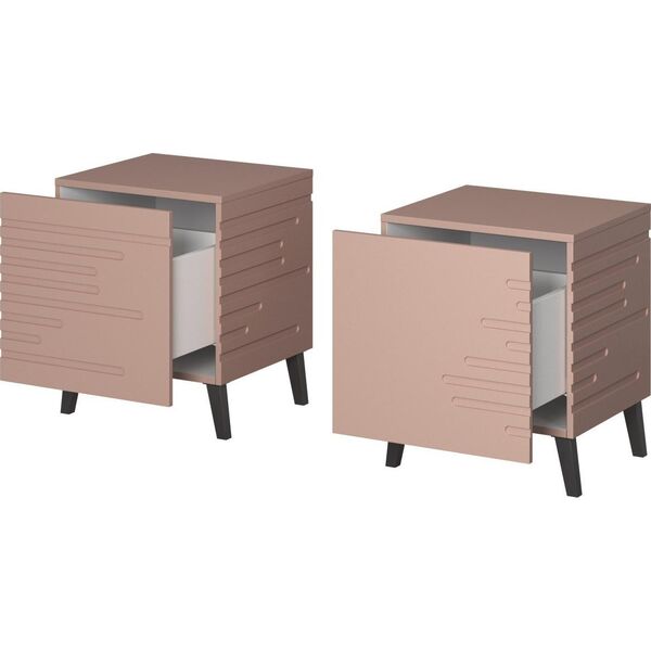 Cama Meble Szafka nocna NOVA 44x40x52 róż mat