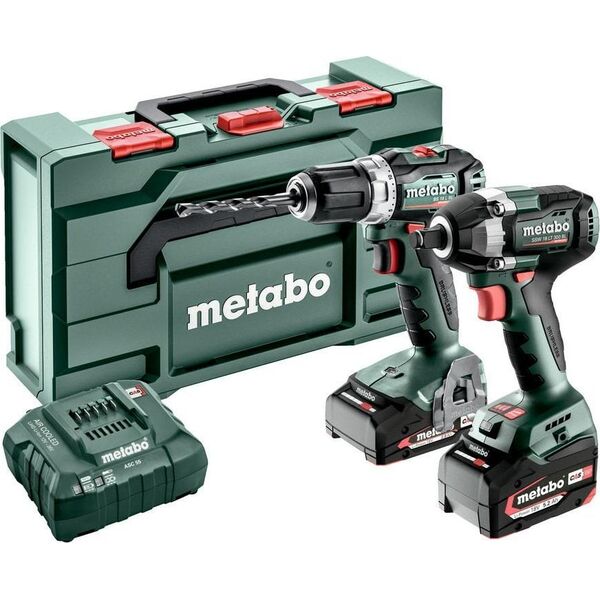 Zestaw elektronarzędzi Metabo METABO.ZESTAW COMBO 18V 2.9.2 (BS 18 L BL + SSW 300) 1x5,2Ah 1x2,0Ah METABOX