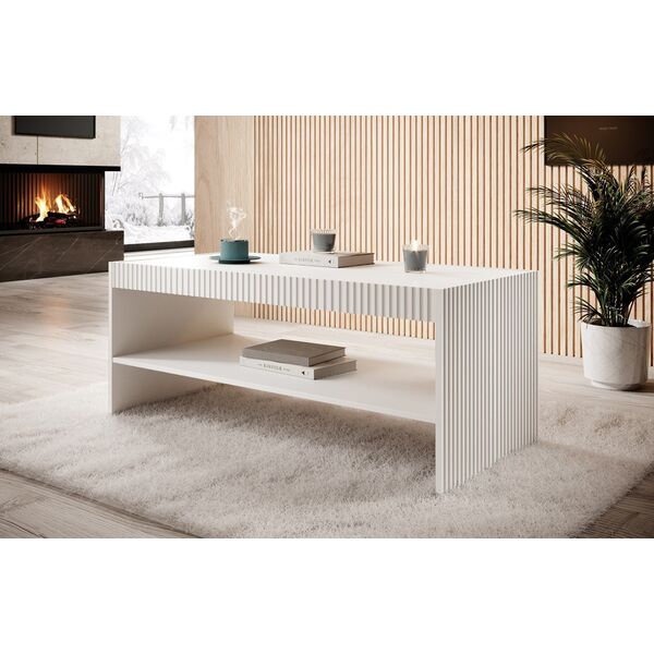 Cama Meble Ława/Stolik PAFOS 120x60xH.50 biały mat