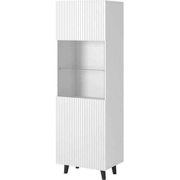 Cama Meble Witryna PAFOS 60x40x182 biały mat