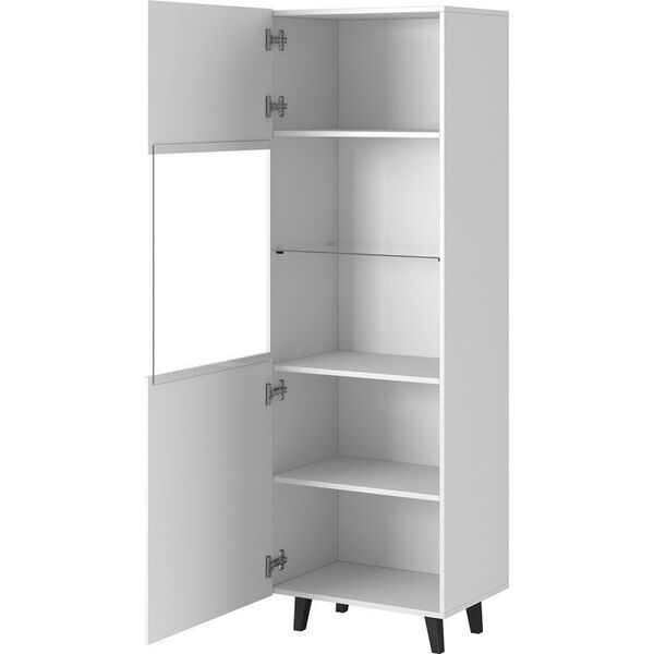 Cama Meble Witryna PAFOS 60x40x182 biały mat